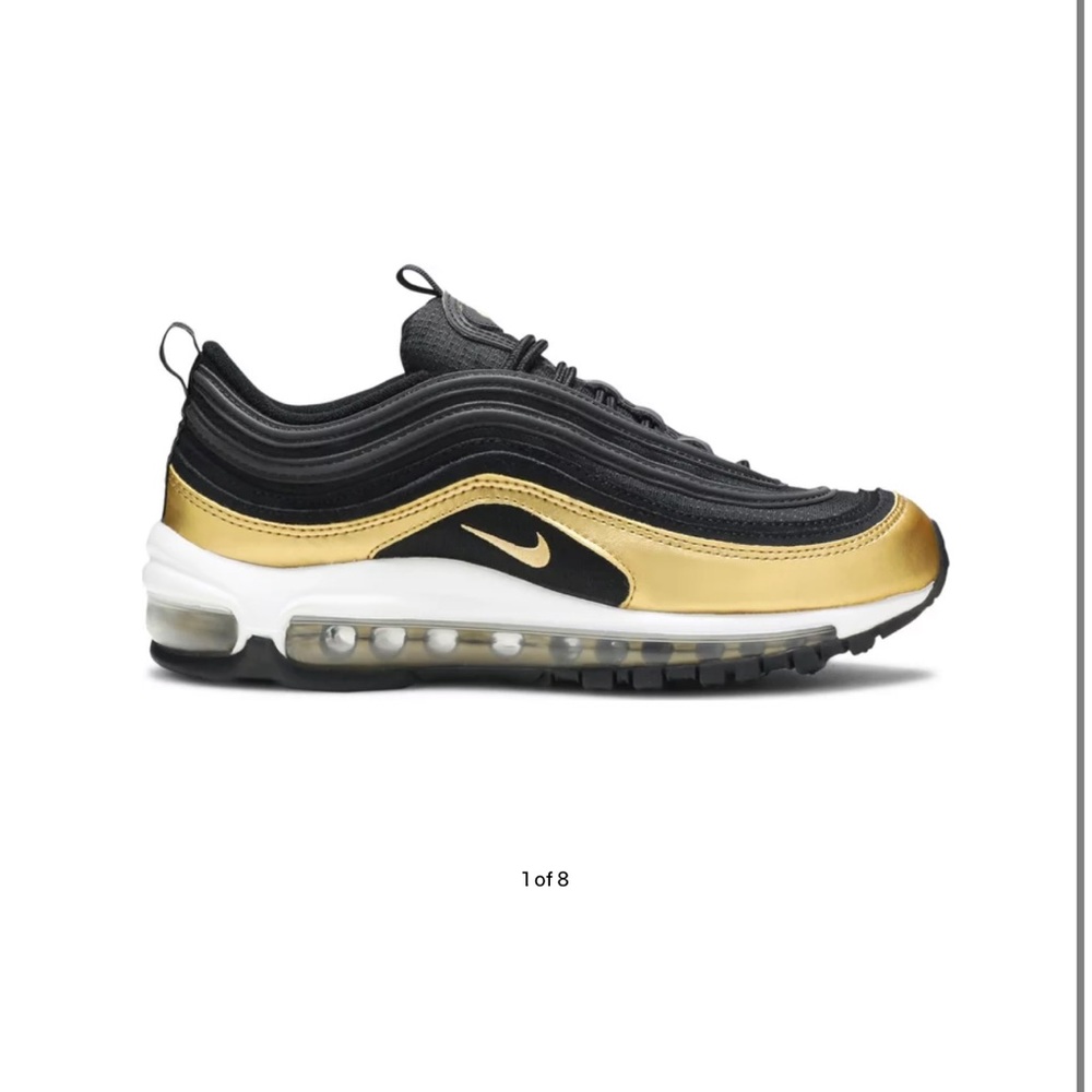 Nike Black Gold Metallic Airmax 97s GS